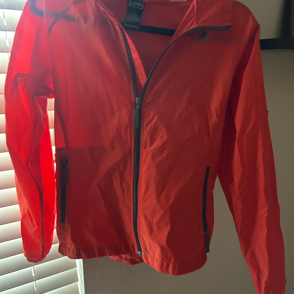 The North Face Vibrant Orange Windbreaker